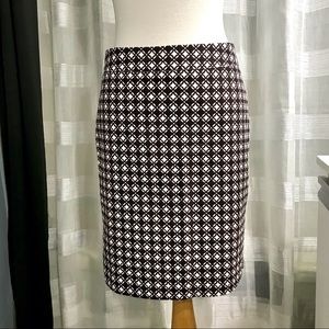 JESSICA Pencil skirt, red/black/white, size 6